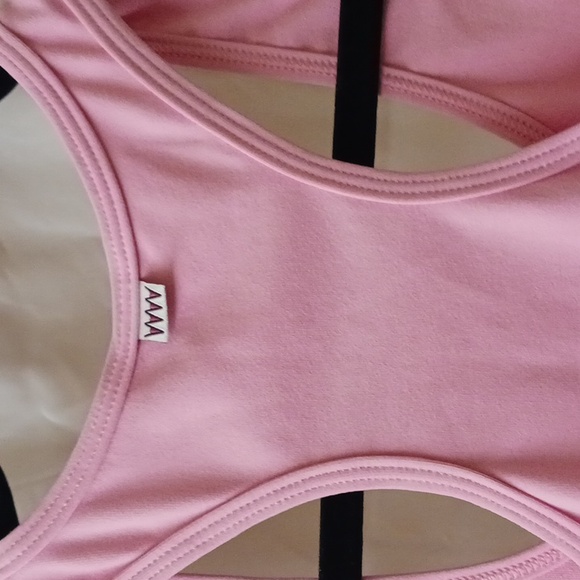 Wicked Weasel. Outerwear. Racerback Tank Top. Pink & White. Small.*** NW… - Picture 9 of 13